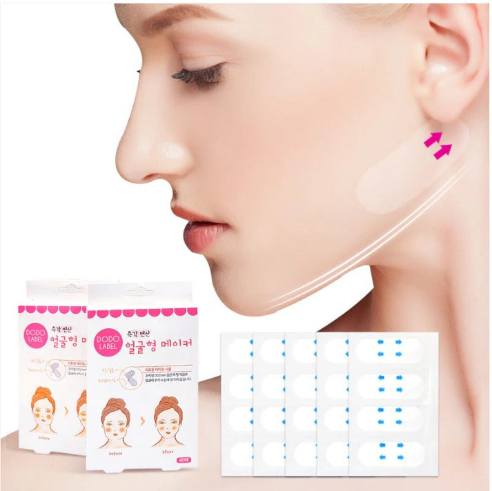 40pcs Invisible Face Lifting Tapes