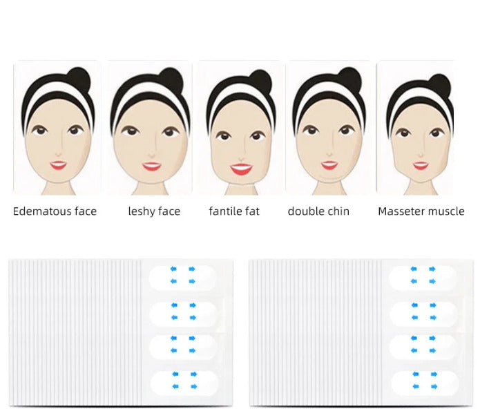 40pcs Invisible Face Lifting Tapes